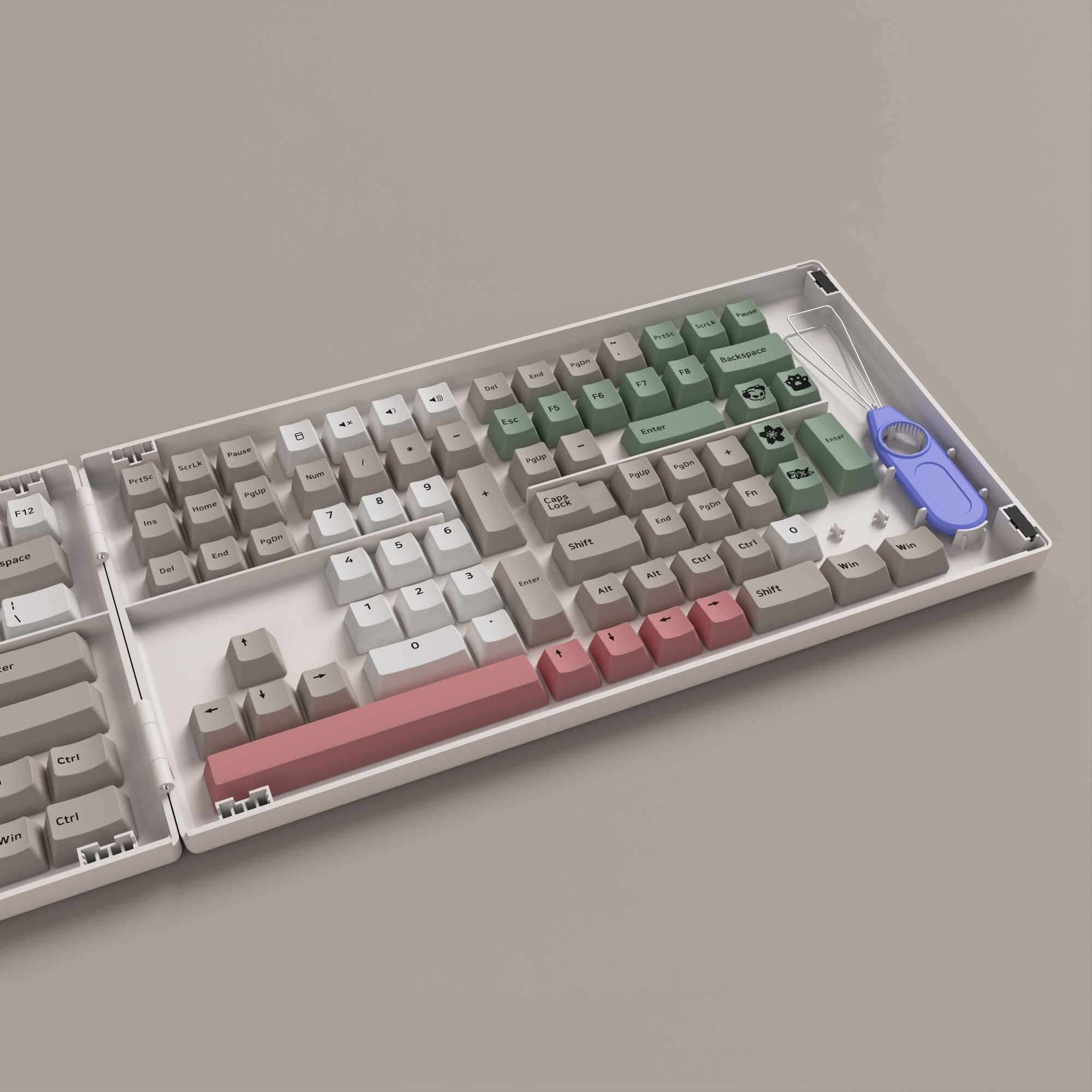 9009 Retro Tastenkappen Set - Image 12
