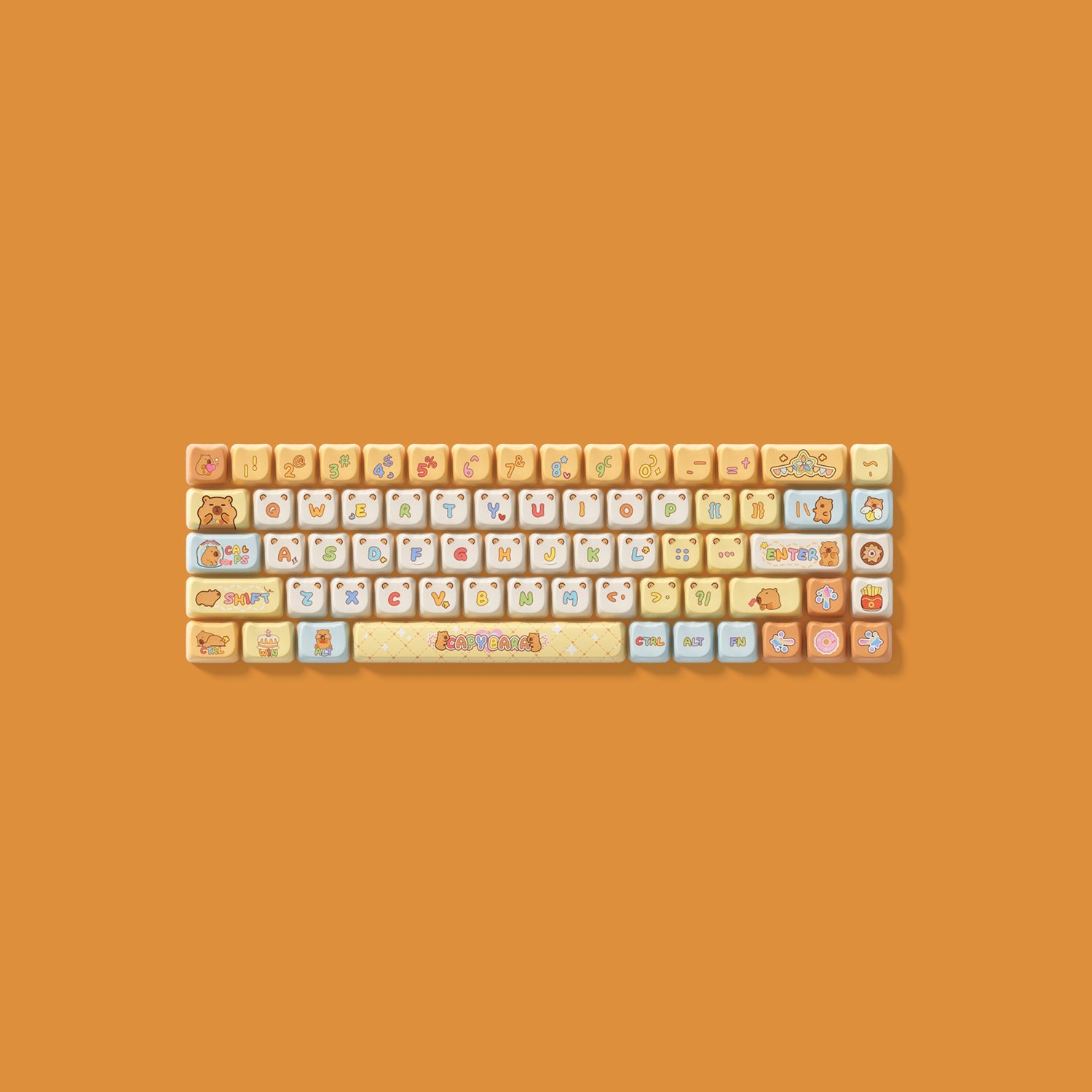 Capybara Tastenkappen Set (142 Tasten) - Image 16