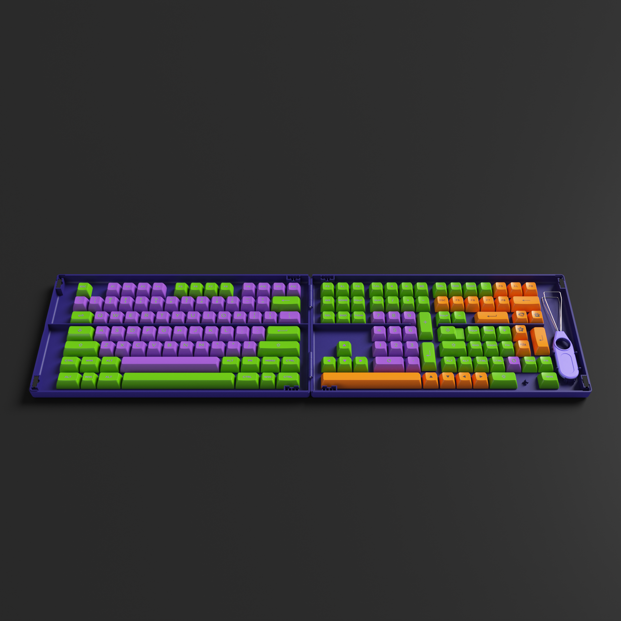 EVA-01 Themed Tastenkappen Set (158 Tasten) - Image 5