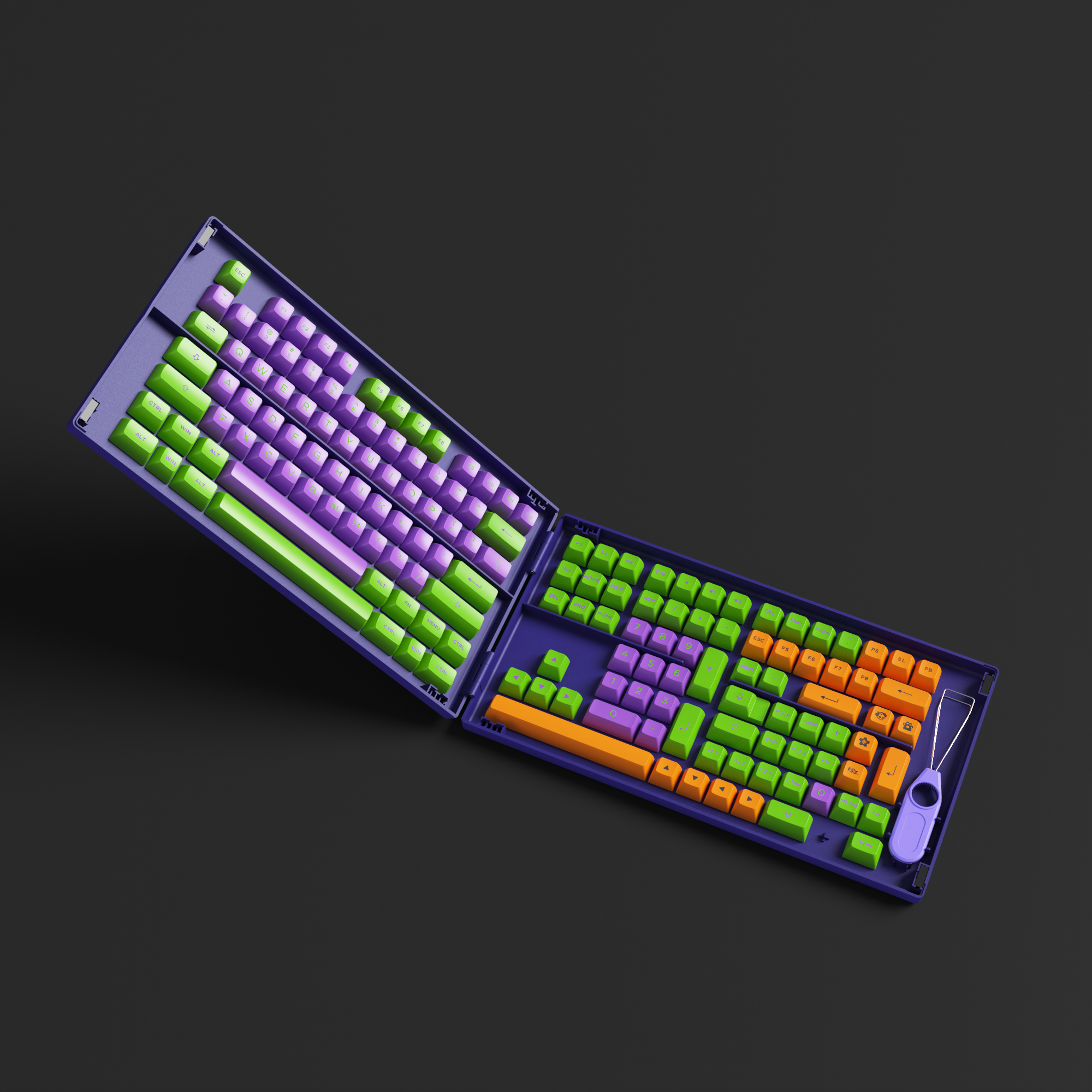 EVA-01 Themed Tastenkappen Set (158 Tasten) - Image 6