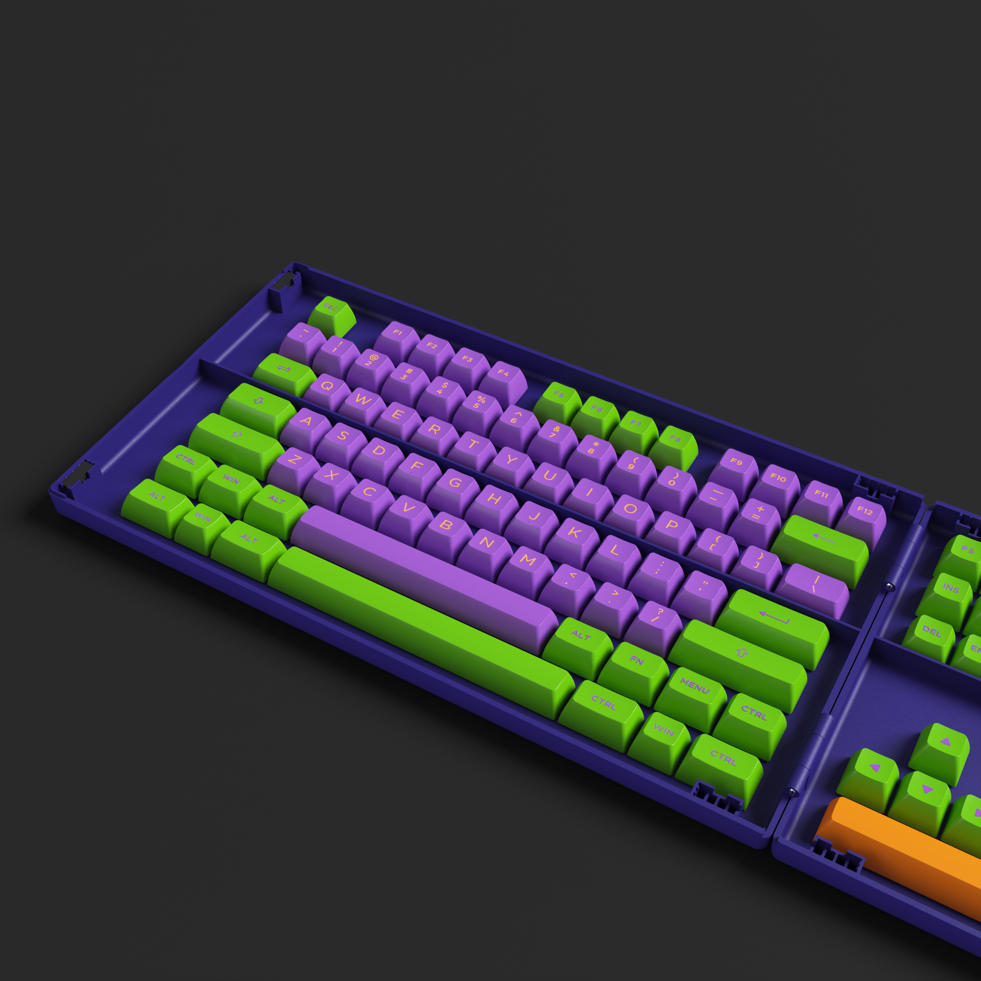 EVA-01 Themed Tastenkappen Set (158 Tasten) - Image 8