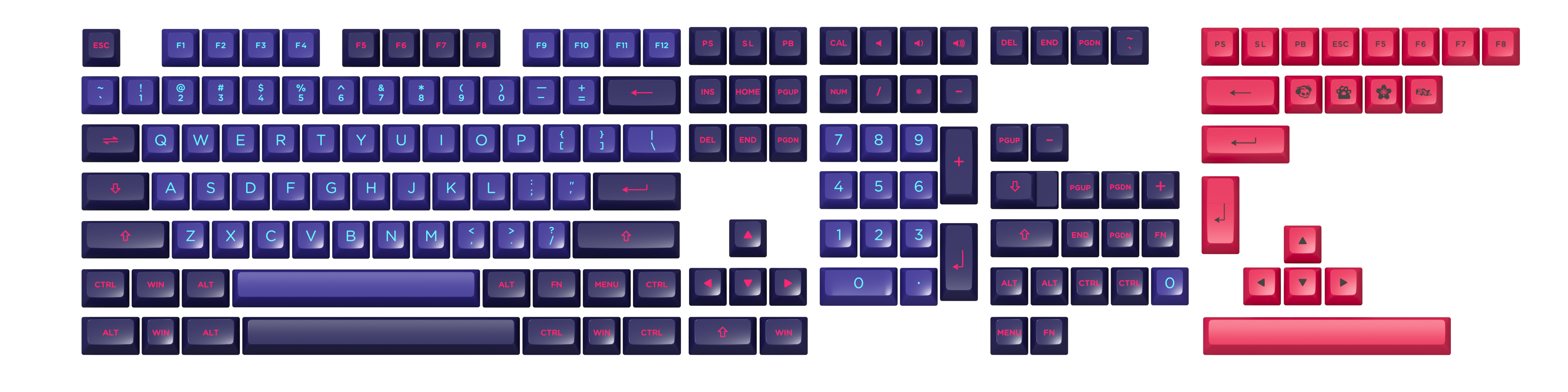 Neon Tastenkappen Set - Image 8
